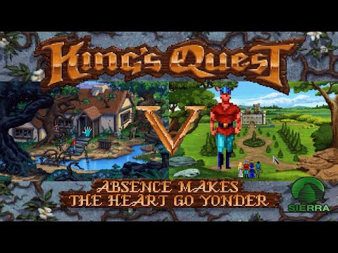 Kings Quest V - longplay fullplay - Sierra On-Line, 1990 - KQ 5 Absence Makes the Heart Go Yonder!