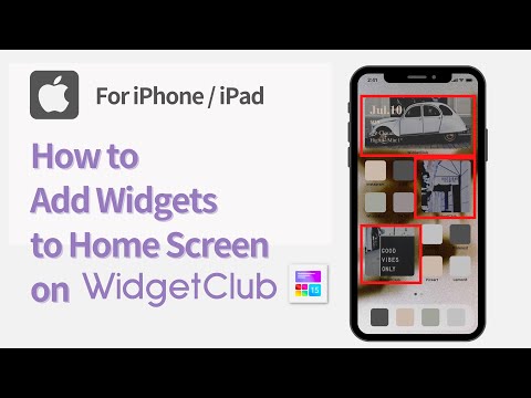 [iOS] How to Add Widgets to your Home Screen on WidgetClub