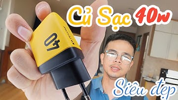Review củ sạc nhanh 2 cổng USB type C Wekome WP-U128 40w