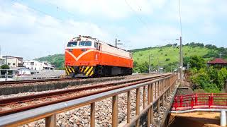 7102次單機 E334 清水北通過 No.7102  E334 locomotive passing North of Quigshui