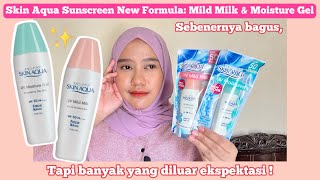 Review, Battle, Perbandingan Skin Aqua UV Moisture Gel Sunscreen & Skin Aqua UV Mild Mild Sunscreen