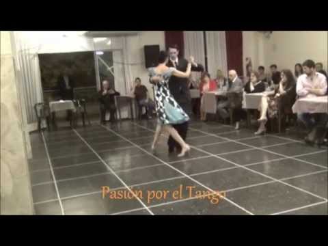 JUDITA ZAPATERO y FAUSTINO BLANCO Bailando el Tango JUDAS en FLOREAL MILONGA