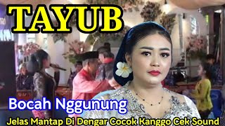 Tayub Bocah Nggunung Jelas Mantap Di Dengar Cocok Kanggo Cek Sound