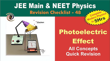 Photoelectric Effect - Modern Physics (Part-2) | Revision Checklist 48 for JEE & NEET Physics