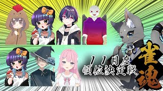 【#雀魂 】シャロ鯖11月度麻雀戦【#マージャン 】