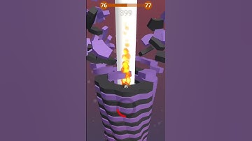 Stack Ball Gameplay | Level 76 #gameplay #subscribers #trending #shorts