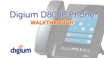 Digium D80 IP Phone | Walkthrough