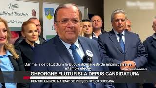 Gheorghe Flutur și-a depus candidatura - pentru un nou mandat de președinte CJ Suceava