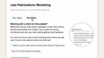 Basecamp Demo - Client Projects
