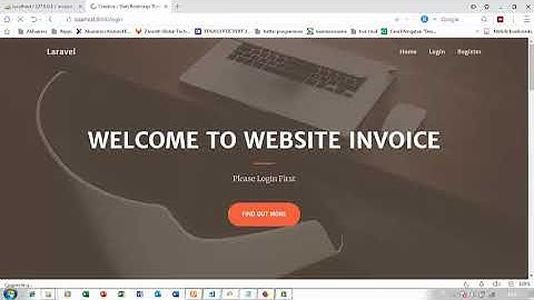Demonstrasi Web Invoice menggunakan Laravel - download source code web invoice - laravel