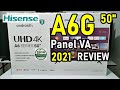 HISENSE A6G UNBOXING Y REVIEW 2021: SMART TV 4K HDR DOLBY VISION con Panel VA