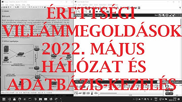 Érettségi villámmegoldások (2022. május, Hálózat - Adatbázis-kezelés)