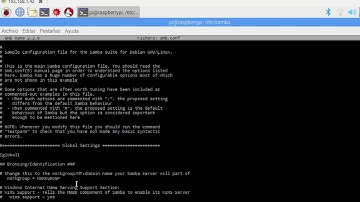 Compartir Carpeta SMB Raspbian