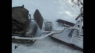 картинка: Весенняя охота на медведя (обратная сторона 