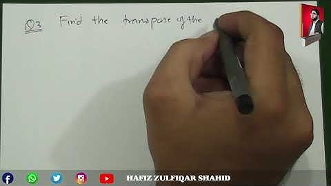 Grade 10 |Math(Arts Group)| Unit No 6{Introduction To Matrix}Ex 6.2 #maths   #hafizzulfiqarshahid