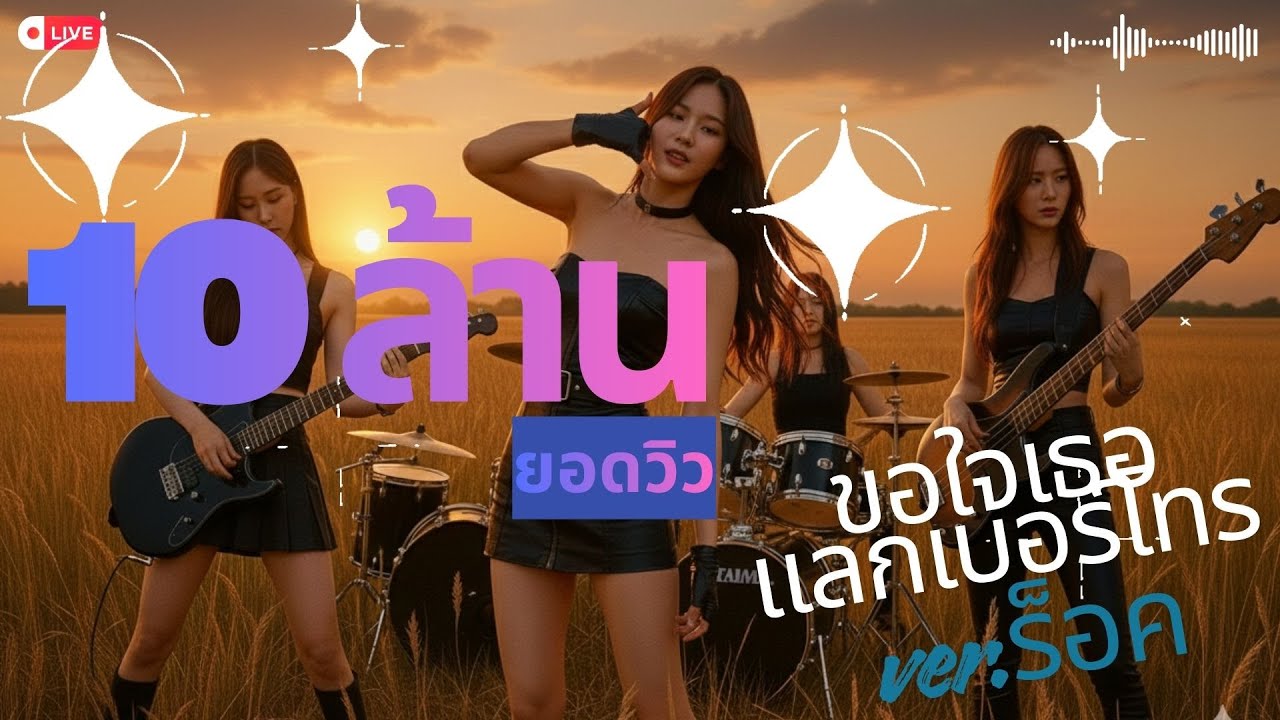 ขอใจเธอแลกเบอร์โทร (หญิงลี ศรีจุมพล) ROCK COVER | Female Dance Rock Live