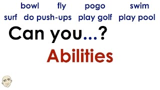 Can you... - Abilities | English Speaking Practice | Learn English - Mark Kulek ESL.