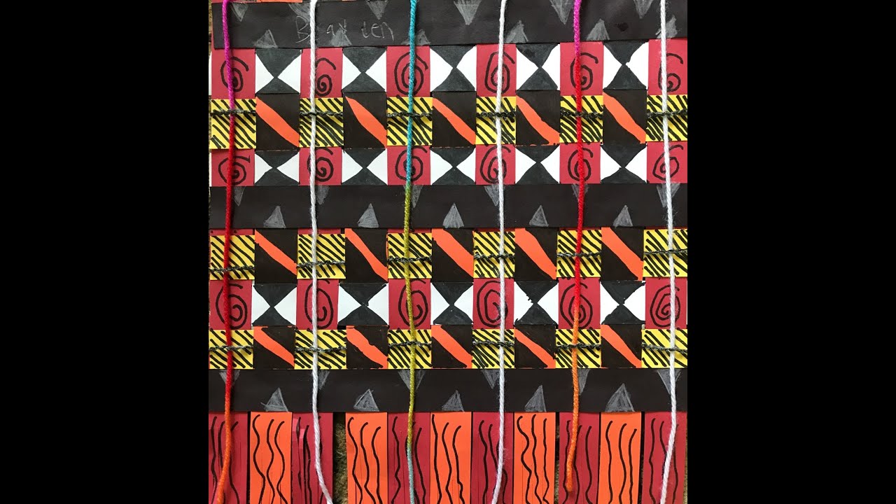 Ghanaian Kente Cloth: Kids Multicultural Art Project