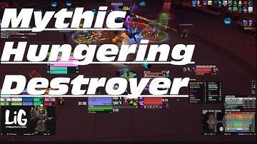 Mythic Hungering Destroyer Kill - Affliction Warlock POV