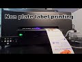 Non plate label printinguv label printer