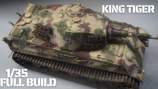 Dragon 6303  1/35 king tiger tank full build