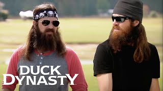 Jase Is Disgusted By Jeps Portable Toilet Seat Duck Dynasty