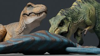 T.rex Buck And Doe Went For A Hunt...