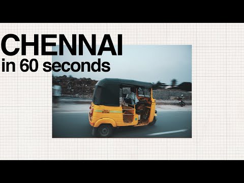 Chennai travel vlog thumbnail