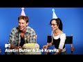 Austin Butler & Zoë Kravitz Have a Surprise Birthday Party + Chat ‘Caught Stealing'