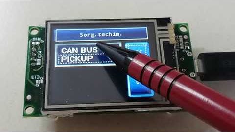 PIC32  1.8”  TFT  TOUCH MODULE