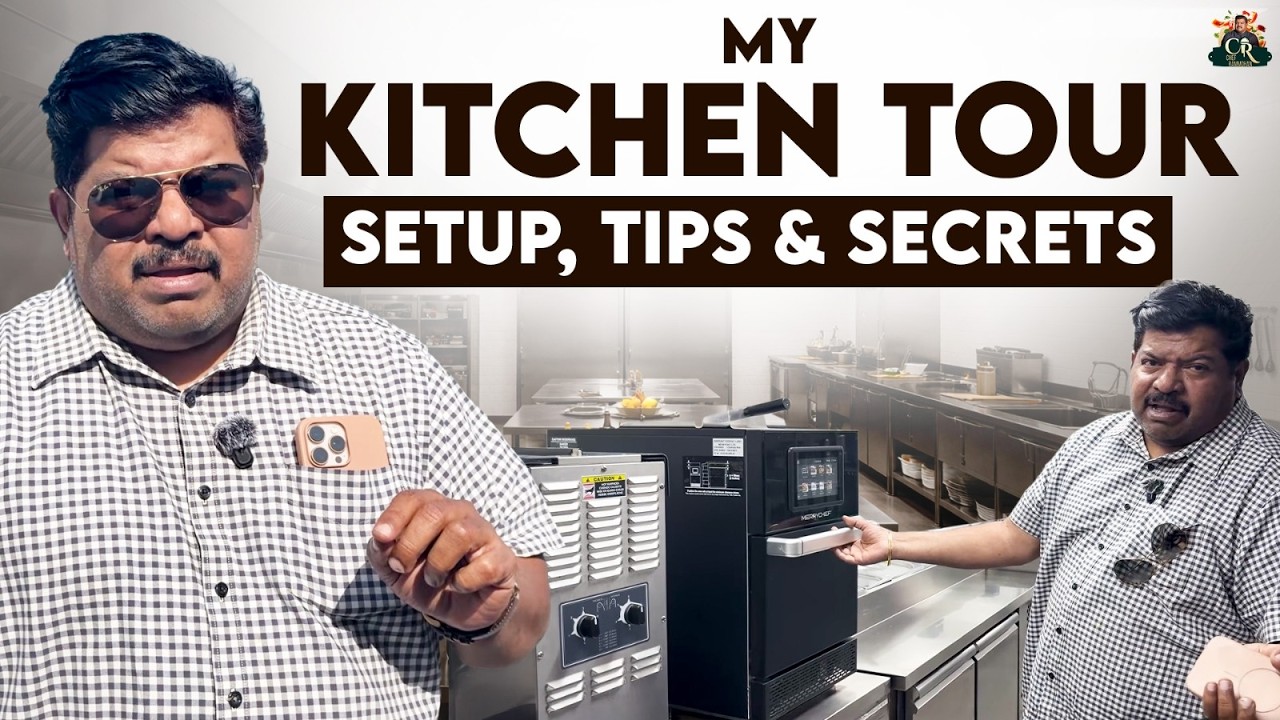 My Complete Kitchen Tour | Storage & Cooking Secrets 👨‍🍳🔥| Chef Ram Mohan