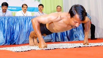 Man Breaks Knuckle Push Up Record