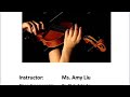 Amy liu violin studio competition winner recital