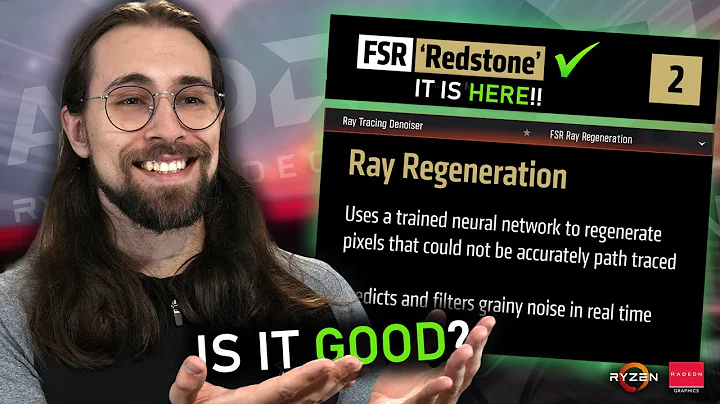 Testing AMD FSR Redstone's Ray Regeneration!! Is it BETA? No performance drop with FSR4 Enabled?!