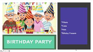 Special Famiy celebrations