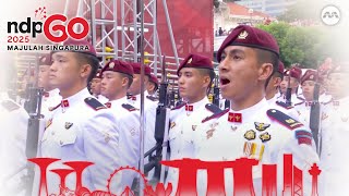 Guard of Honour and Colours Party march into the Padang | National Day Parade 2025