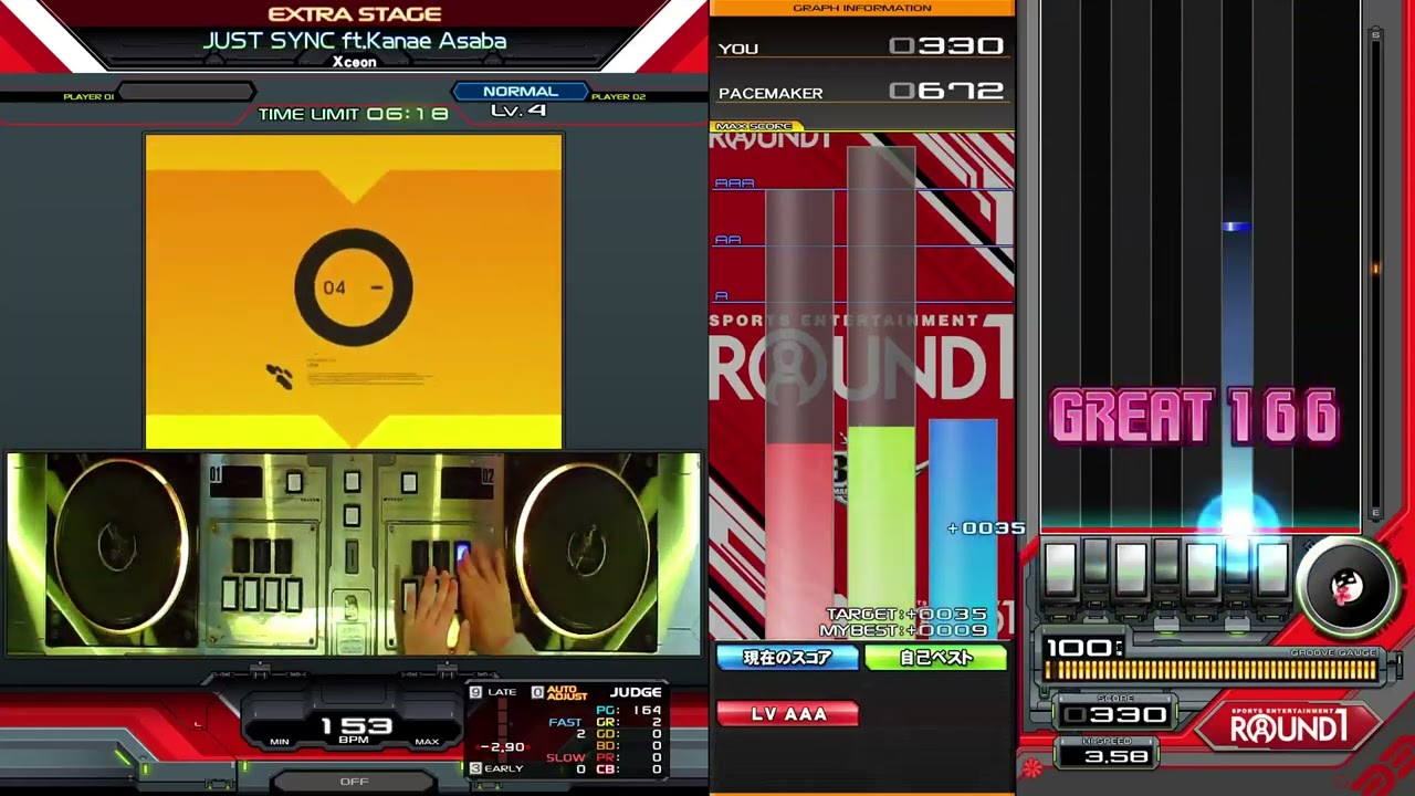 beatmania IIDX】JUST SYNC ft.Kanae Asaba(NORMAL) / Xceon - YouTube