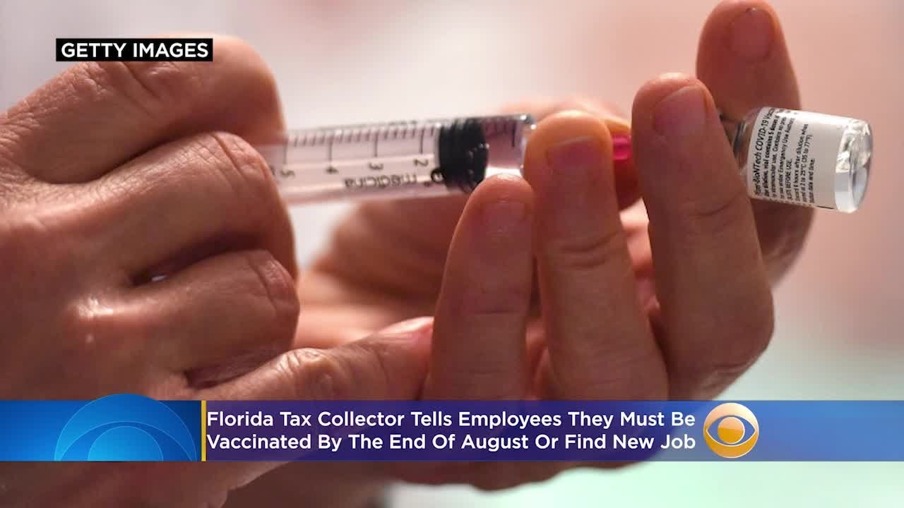 Florida Tax Collector To Workers: Get Vaccinated Or Find A New Job