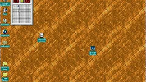 playing minesweeper on windows 95