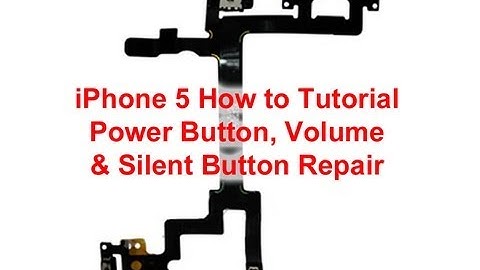 iPhone 5 Power Button Flex Cable Replacement