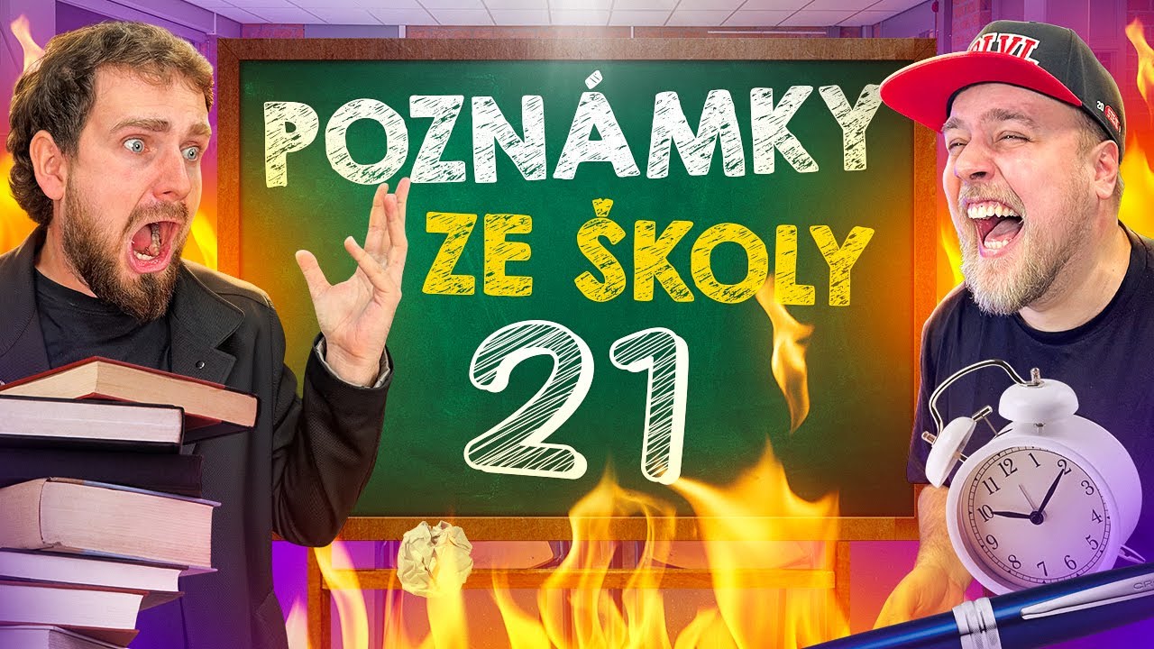 VAŠE NEJLEPŠÍ POZNÁMKY ZE ŠKOLY 21 @Vidrail