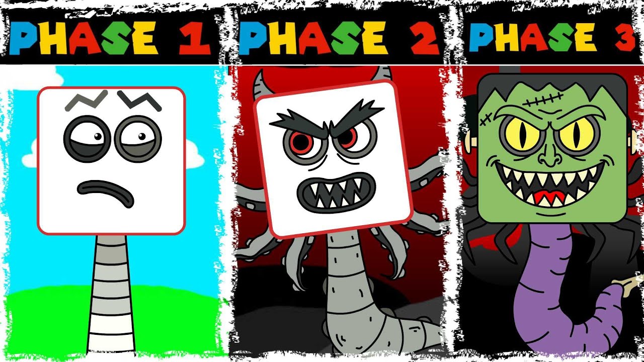 SPRUNKI OC : NINETEEN PHASE 1 TO PHASE 3 ( FROM NUMBERBLOCKS )
