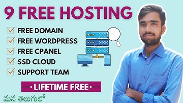 [Top 9] Lifetime Free Hosting & Domain in Telugu (WordPress - CPANEL - Premium Hosting) Telugu 2021