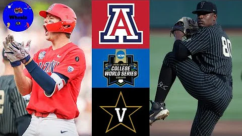 #5 Arizona v #4 Vanderbilt (AMAZING GAME!) | College World Series | 2021 College Baseball Highlights
