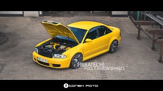 Audi RS4 Limo 600PS + Fibratech full CARBON wheels //  ★ CONEK FOTO ★ // 4K