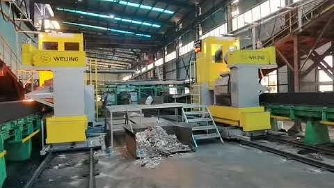 2 Weijing tilting pouring machine at Anyang Railway Equipment Foundry