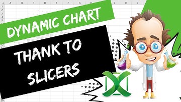 Excel -  Dynamic chart thanks to slicers | Excel Tips 144