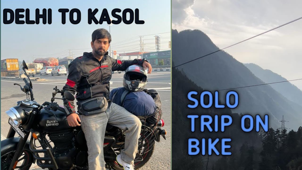 Delhi To Kasol (Mini Israel) Ep:-1 || Solo Bike Trip || Manikaran || Chalal Village || Royal Enfield