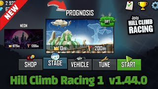 NEW HILL CLIMB RACING MAP - PROGNOSIS GAMEPLAY & NEW INSANE MONSTER TRUCK ON MOON GAMEPLAY screenshot 5