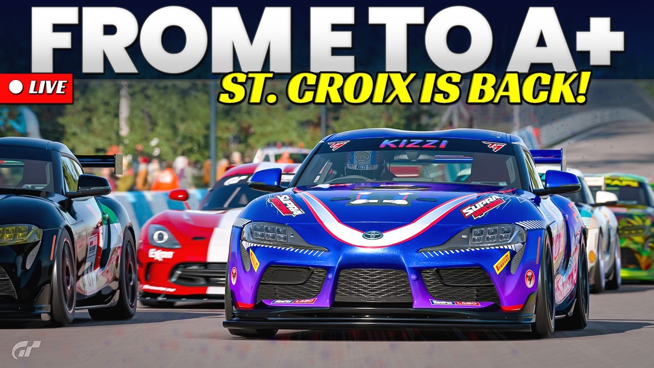 E To A+ From The Back! | St. Croix Is BACK In Daily Race C! | Gran Turismo 7 LIVE!